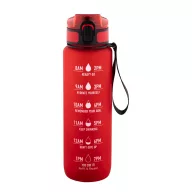   Sticla de apa, Everestus, 2610E18318, 1060 ml, Cu maner, 110 Ø75x270 mm, Plastic, Rosu