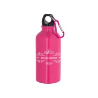   Sticla de apa 400 ml, Everestus, 2601E13531, Ø66x176 mm, Aluminiu, Roz