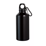 Sports bottle, Aluminium, Black