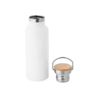   Sticla de apa sport, Everestus, 22FEB1315, 500 ml, Ø70x220 mm, Otel, Alb