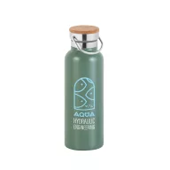   Sticla termos, 570 ml, 2502E16345, Everestus, ⌀70 x 220 mm, Otel, Bambus, Verde armata