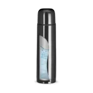   Termos, Everestus, 22FEB1211, 500 ml, Ø69x240 mm, Otel, Negru