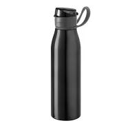   Sticla sport de apa, 650 ml, Everestus, SB20, aluminiu, plastic, negru