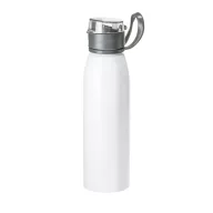   Sticla sport de apa, 650 ml, Everestus, SB24, aluminiu, plastic, alb