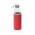 Sports bottle, Glass and stainless steel, Red