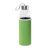 Sports bottle, Glass and stainless steel, Light green