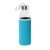 Sports bottle, Glass and stainless steel, Light blue