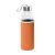 Sports bottle, Glass and stainless steel, Orange