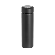   Termos 470 ml, perete dublu, cu infuzor, Everestus, TL, otel inoxidabil, negru