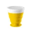 Pahar pliabil pentru calatorie, 21MAR2558, 250 ml, Everestus, Silicon, Polipropilena, Galben