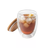   Cana de voiaj, 21MAR1942, 350 ml, Everestus, ø91x119 mm, Sticla, Bambus, Natur
