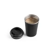   Cana termos, Everestus, 18SEP3157, 470 ml,  Ø90 mmx150 mm, Otel, Negru