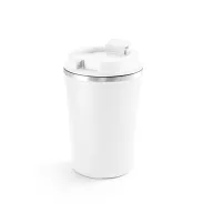   Cana termos, Everestus, 18SEP3154, 470 ml,  Ø90 mmx150 mm, Otel, Alb