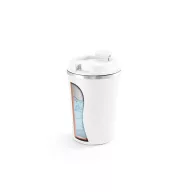   Cana termos, Everestus, 18SEP3154, 470 ml,  Ø90 mmx150 mm, Otel, Alb