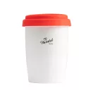 Cana de voiaj, 280 ml, 2502E15487, Everestus, ⌀86 x 122 mm, Portelan, Rosu