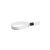 Inviolable bracelet, Satin, White