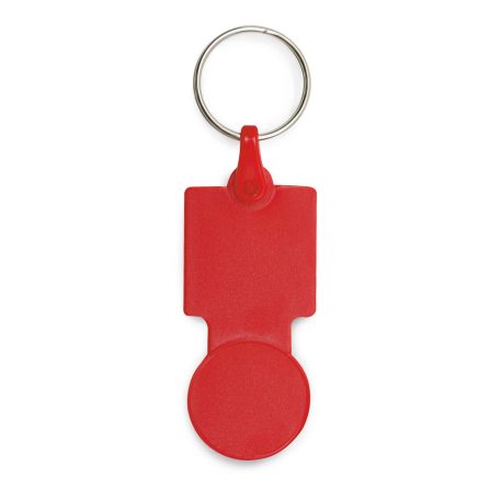 Breloc cu fisa, Everestus, KR0544, plastic, rosu