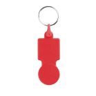 Breloc cu fisa, Everestus, KR0544, plastic, rosu