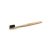 Periuta de dinti, Everestus, 42FEB231252, 175x14x5 mm, Bambus, Nylon, Negru