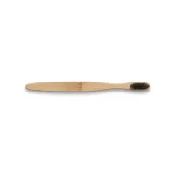   Periuta de dinti, Everestus, 42FEB231252, 175x14x5 mm, Bambus, Nylon, Negru