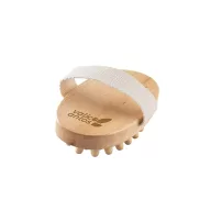   Perie de masaj, Everestus, 2601E13424, 130x75x40 mm, Lemn, Bumbac, Natur
