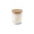 Lumanare parfumata vanilie, 2401E15351, Everestus, 59x59x75 mm, Sticla, Pluta, Transparent