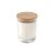 Lumanare parfumata vanilie, 2401E15350, Everestus, 78x78x100 mm, Sticla, Pluta, Transparent