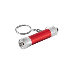   Breloc cu lanterna Led, 2502E15174, Everestus, ⌀17 x 62 mm, Aluminiu, Rosu