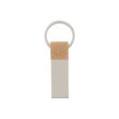 Set suport carti de vizita si breloc, 2509E15110, Everestus, 125x135x17 mm, Metal, Pluta, Natur