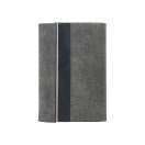 Set suport carti de vizita si breloc, 2509E15190, Everestus, 125x135x17 mm, Metal, Poliester, Gri inchis