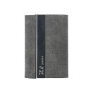 Set suport carti de vizita si breloc, 2509E15190, Everestus, 125x135x17 mm, Metal, Poliester, Gri inchis