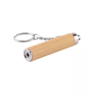   Breloc cu lanterna led, 2509E15148, Everestus, Ø15x75 mm, Bambus, ABS, Natur