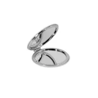   Oglinda rotunda, Everestus, 2601E13459, Ø70 mm, Poliuretan, Alb