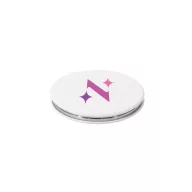   Oglinda rotunda, Everestus, 2601E13459, Ø70 mm, Poliuretan, Alb