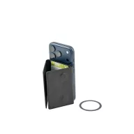   Portcard magnetic cu blocare RFID, Everestus, 2610E18184, 110x80x16 mm, Poliuretan, Negru