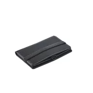   Portcard cu inchidere elastica, Everestus, 2610E18183, 80x120x18 mm, Poliuretan, Negru