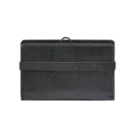   Portcard cu inchidere elastica, Everestus, 2610E18183, 80x120x18 mm, Poliuretan, Negru