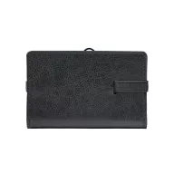   Portcard cu inchidere elastica, Everestus, 2610E18183, 80x120x18 mm, Poliuretan, Negru