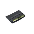 Portcard cu inchidere elastica, Everestus, 2610E18183, 80x120x18 mm, Poliuretan, Negru