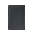 Husa de pasaport cu inchidere elastica si buzunare multiple, Everestus, 2610E18180, 110x150 mm, Poliuretan, Negru