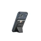 Portcard magnetic pentru telefon, Everestus, 2610E18182, 101x70x10 mm, Poliuretan, Negru