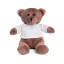 Ursulet de Plus, inaltime 15 cm, Kidonero, Colectia "Micul meu prieten", JPK064, poliester, alb
