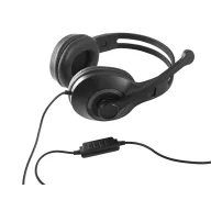   Casti audio, Everestus, 22FEB1563, 170x185x75 mm, ABS, Polipropilena, Gri