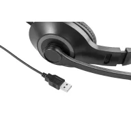   Casti audio, Everestus, 22FEB1563, 170x185x75 mm, ABS, Polipropilena, Gri