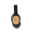 Casti audio wireless, Everestus, 42FEB230622, 160x190x45 mm, Bambus, ABS, Negru