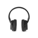Casti audio wireless, Everestus, 42FEB230622, 160x190x45 mm, Bambus, ABS, Negru