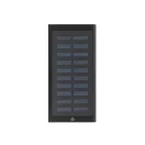 Powerbank 8000 mAh, USB-C, USB-A, 2401E15160, Everestus, 154x74x10 mm, Aluminiu, Negru