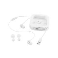   Casti audio In ear, cu fir, 2401E15269, Everestus, 70x70x180 mm, ABS, Alb
