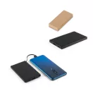 Powerbank 4000 mAh, USB-C, USB-A, 2410E23156, Everestus, 115 x 69 x 9 mm, ABS, Negru