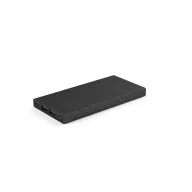   Powerbank 5000 mAh, USB-C, USB-A, 2410E23087, Everestus, 15 x 64 x 143 mm, Aluminiu, Negru